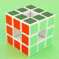 crazy motor Lanlan Void Puzzle Speed Cube White 3x3x3 2