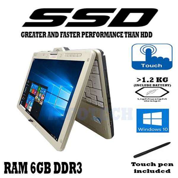 ( Refurbished ) Fujitsu Intel Celeron 6GB DDR3 SSD TOUCH PEN FLIP SCREEN LIGHT LAPTOP NOTEBOOK NETBOOK WITH FREE GIFTS Malaysia