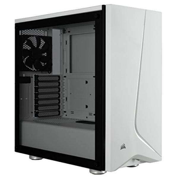 Corsair Carbide SPEC-06 Mid-Tower Gaming Case, Tempered Glass- White Malaysia