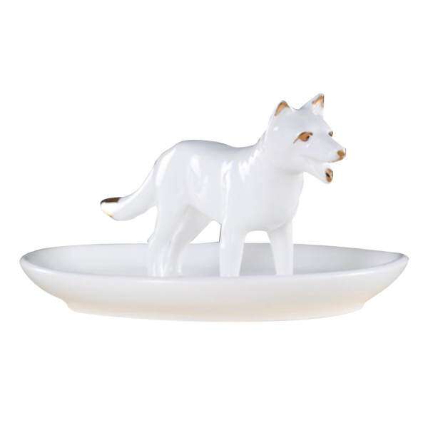 BolehDeals Creative Ceramic Ring Holder Storage Jewelry Plate Ornament Home Decor #4
