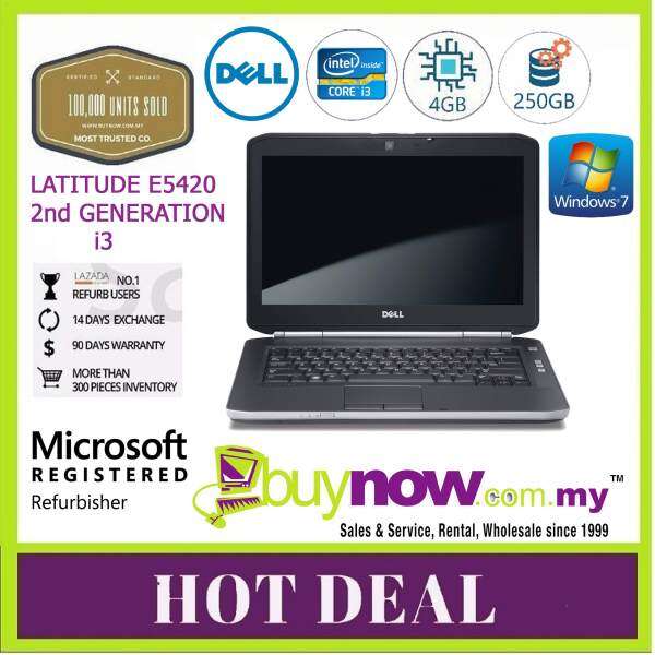 Dell Latitude E5420 Laptop (Factory Refurbished), Core i3, 4GB, 250GB,Win7 Pro Malaysia
