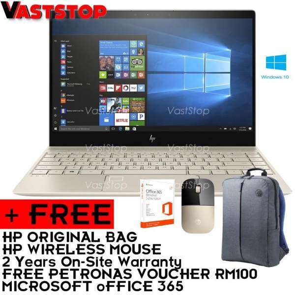 HP ENVY 13-AD102TU NOTEBOOK (i5-8250U,8GB,256GB SSD,NO DVD,WIN10,13.3 FULLHD,2YEAR ONSITE) FREE BACKPACK + HP Wireless Mouse Malaysia
