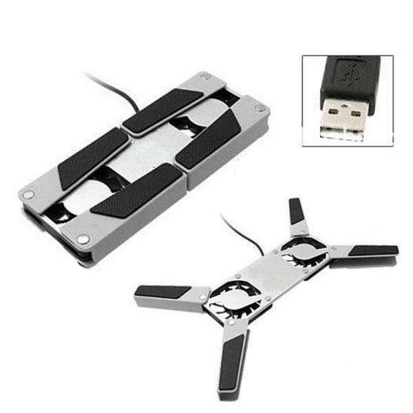 Portable USB Laptop Cooling Pads 2 Fans Laptop Cooler Notebook Cooler Stand for 8-14 Inch Laptop PC Computer Peripheral Malaysia