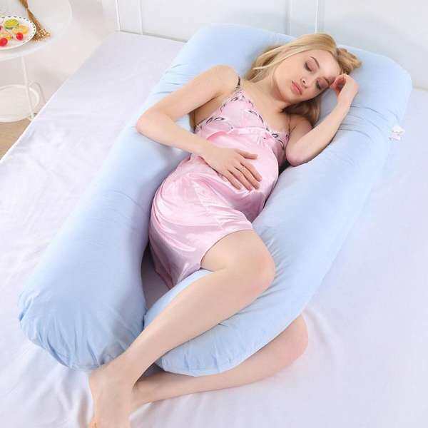 ABH U Shape Pregnant Woman Side Sleep Comfortable Removable Pillow