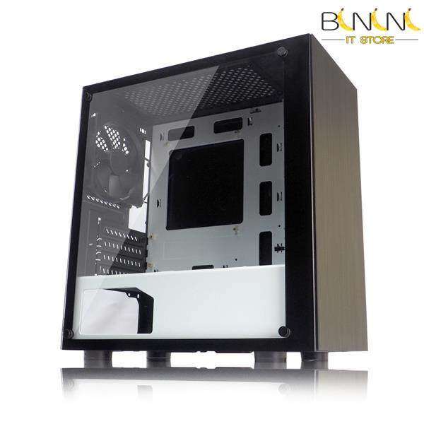 TECWARE NEXUS M TEMPERED GLASS MATX CASING ( BLACK/WHITE ) Malaysia
