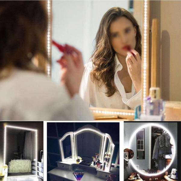 13ft SMD 240 LED Strip Bar Vanity Mirror Makeup Lamp Flexible Strip Light Kit EU Plug - intl Philippines