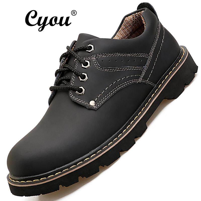 Cyou 2018 รองเท้าหนังแท้รองเท้าขับรถคุณภาพดี Loafers นุ่มรองเท้า Tooling Kasut Lelaki - INTL