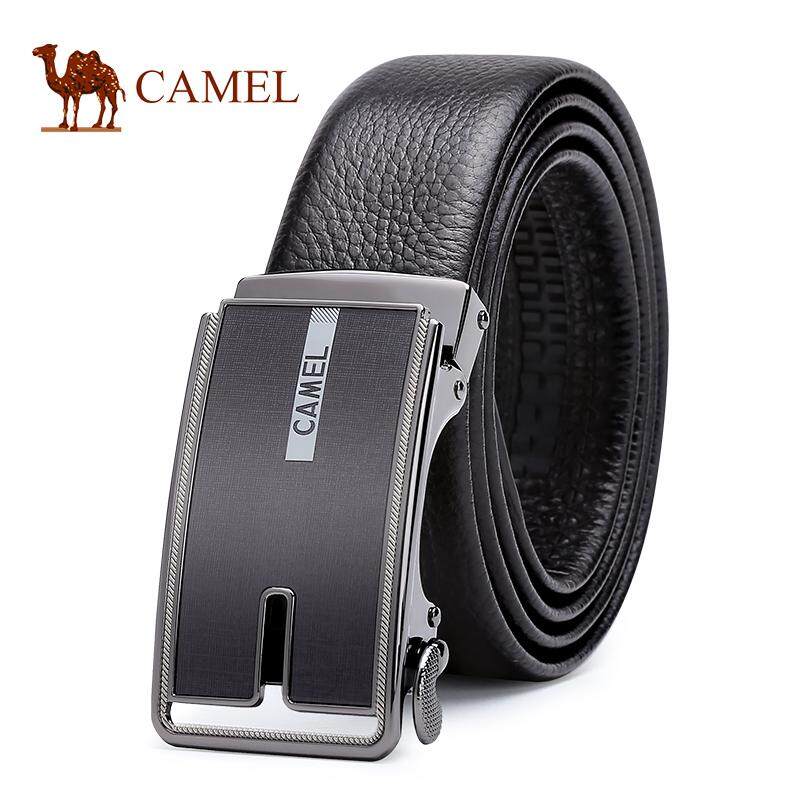Camel Men’s 100% Genuine Cow Leather Belt with Automatic Buckle - intl