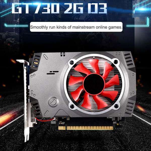 GT730 2GB DDR3 64Bit 1080P High Definition Computer Graphics Card Gaming Malaysia