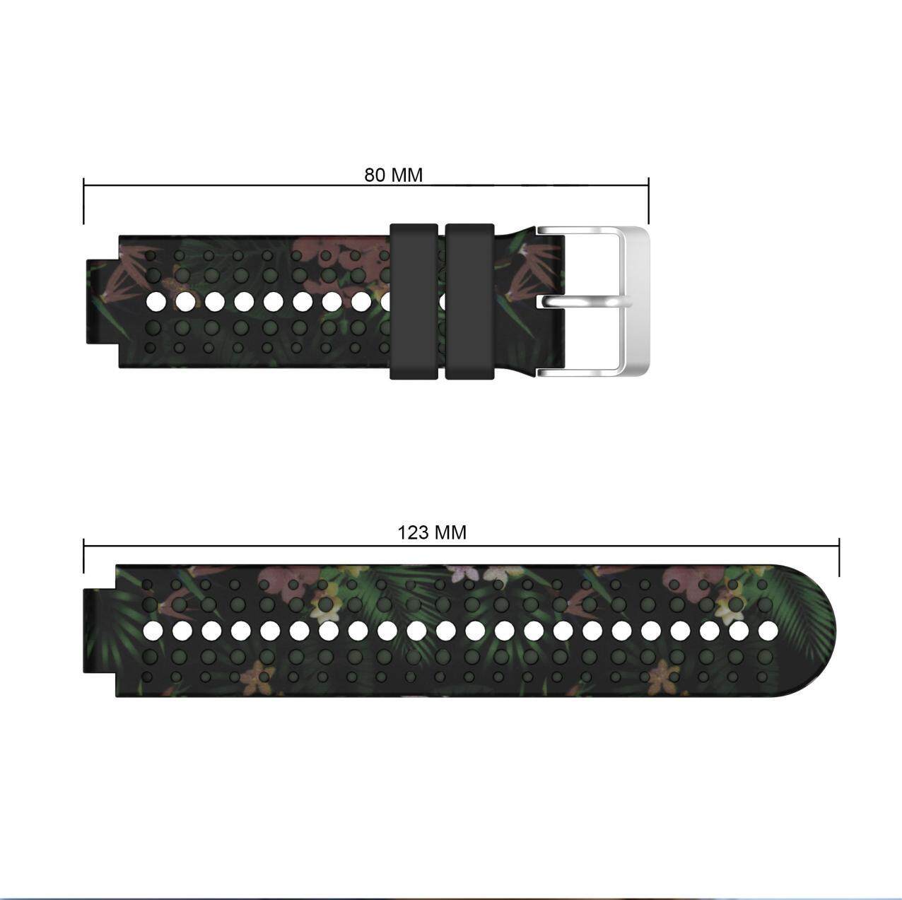 Fanestiy Silicagel Soft Band สายสำหรับการ์มิน Forerunner 235 นาฬิกาจีพีเอส F