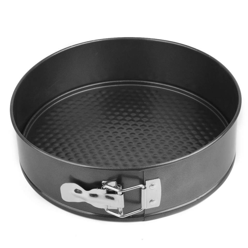 Dolity 9.5"Non-stick Coated Round Cake Pan Tray Tin Bakeware Loose Bottom Base Mold