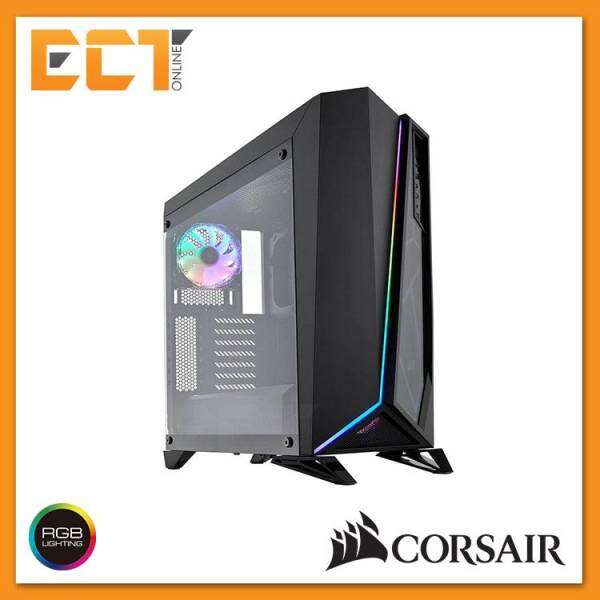 Corsair Carbide Series SPEC-OMEGA RGB Mid-Tower Tempered Glass Gaming Case - White/ Black Malaysia