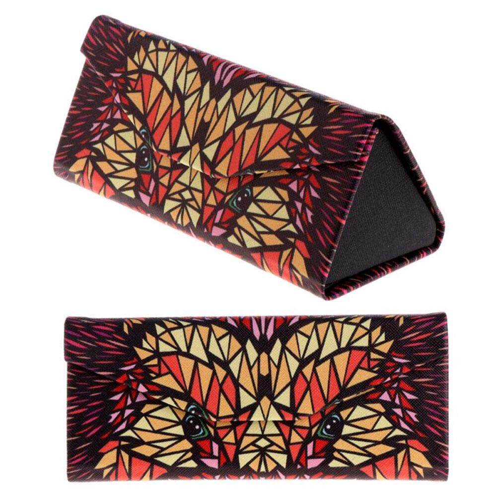 พับสร้อยคอแฟชั่น Handmade ลายพิมพ์การ์ตูนสัตว์รูปแบบแบบพกพาเคสหนังแม่เหล็กสำหรับแว่นตากันแดด # พับสร้อยคอแฟชั่น Handmade ลายพิมพ์การ์ตูนสัตว์รูปแบบแบบพกพาเคสหนังแม่เหล็กสำหรับแว่นตากันแดด #