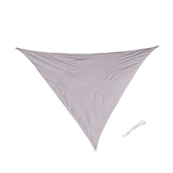 MagiDeal Triangle UV Block Sun Shade Sail Outdoor Garden Pool Deck Grey