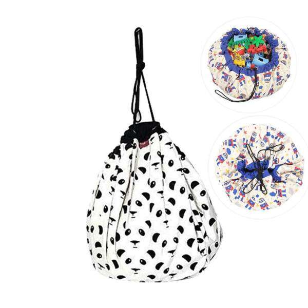 niceEshop Extra Large Stuffed Animal Storage Bean Bag Chair - Stuff n Sit - By Pouf Ottoman For Toy Storage For Kids - intl