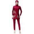 Muslimah Baju Renang Berenang Pakaian Wanita Muslim Pakaian Renang Baju Renang Konservatif Baju Renang Renang Pakaian Cepat Kering UV Protected-Internasional 1
