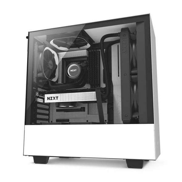 NZXT H500 Mid Tower ATX Case - White Malaysia
