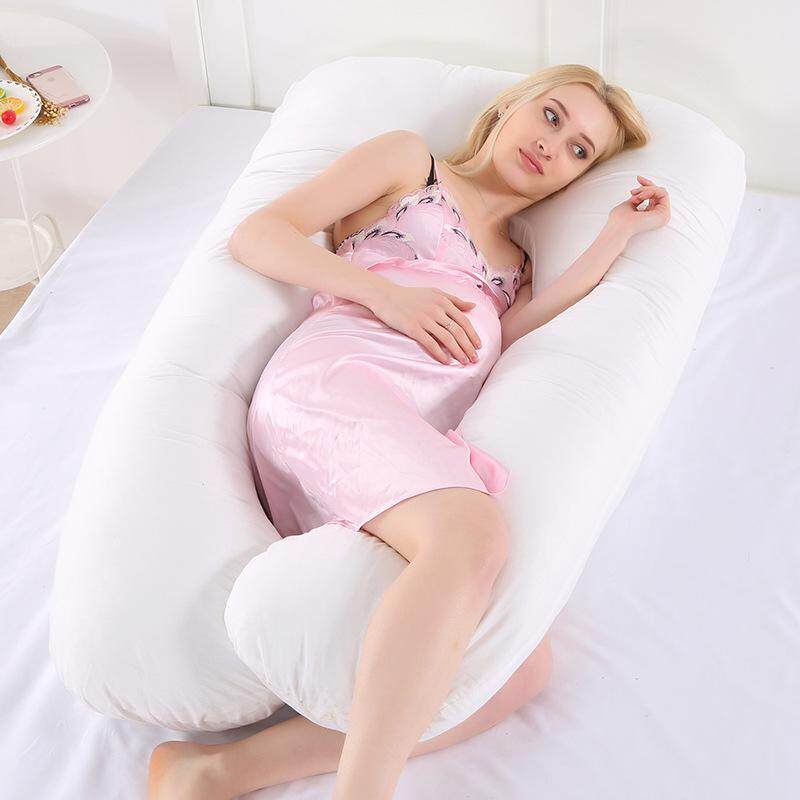 U Shape pregnancy comfortable pillows Maternity belt Body Character pregnancy Pillows pregnant Side Sleepers Waist Support Cushion 100% Cotton Pillows - intl