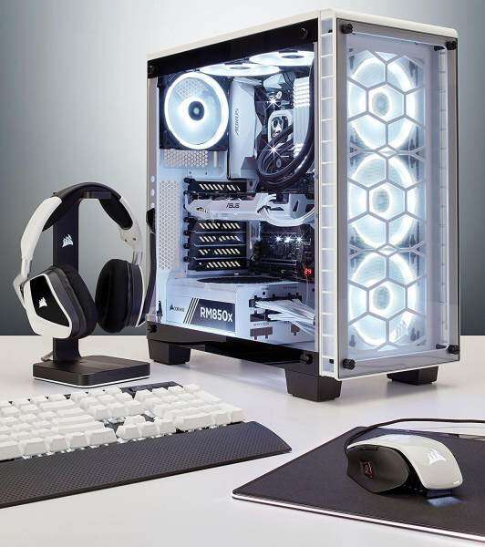 # CORSAIR Crystal Series 460X RGB Compact ATX Mid-Tower Case # Black | White Malaysia