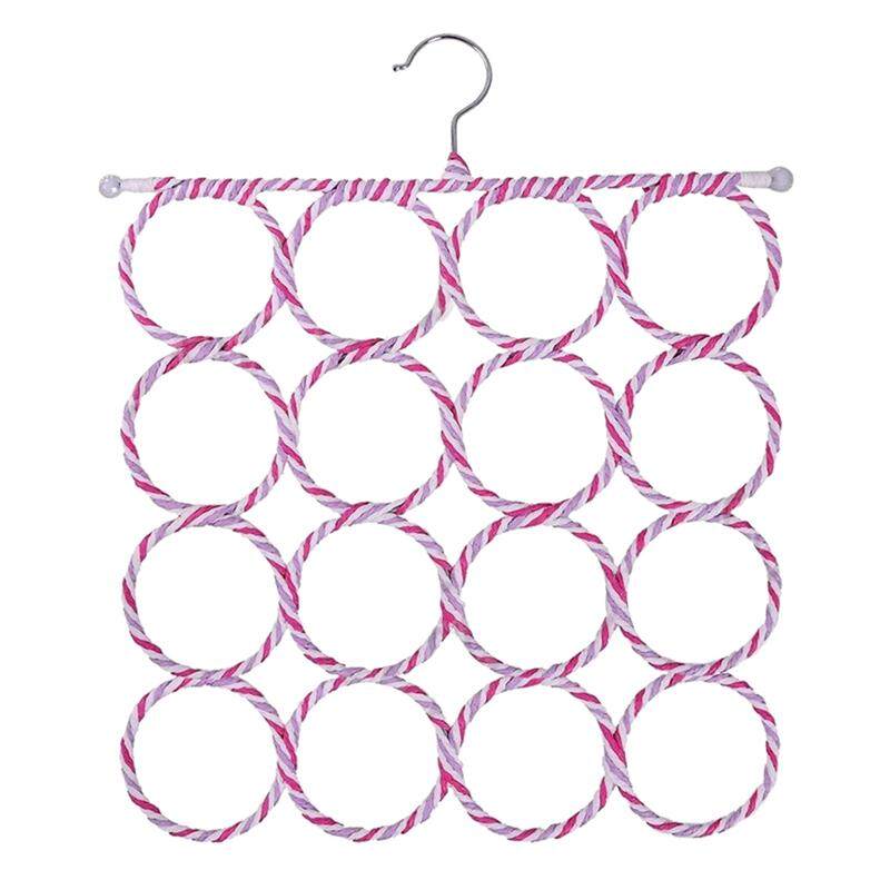 Scarf Hanger Multi Scarves Display Hang Ties Belt Organize Circle Storage Holder 16 Holes Scarf Hanger Multi Scarves Display Hang Ties Belt Organize Circle Storage Holder 16 Holes