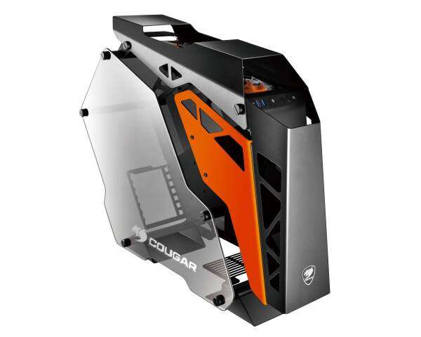 # COUGAR Conquer # Aluminum Alloy ATX Mid Tower Aluminum Frame Tempered Glass Gaming Case with LED Fan Malaysia