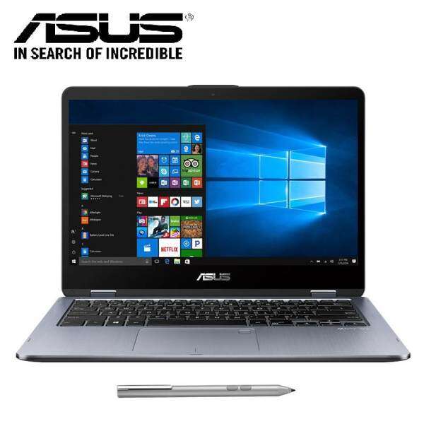 Asus Vivobook Flip 14 TP410U-FEC026T 2-in-1 Laptop (i5-8250U/4GB D4/1TB/NVD MX130 2GB/14FHD Touch/W10) Grey Malaysia
