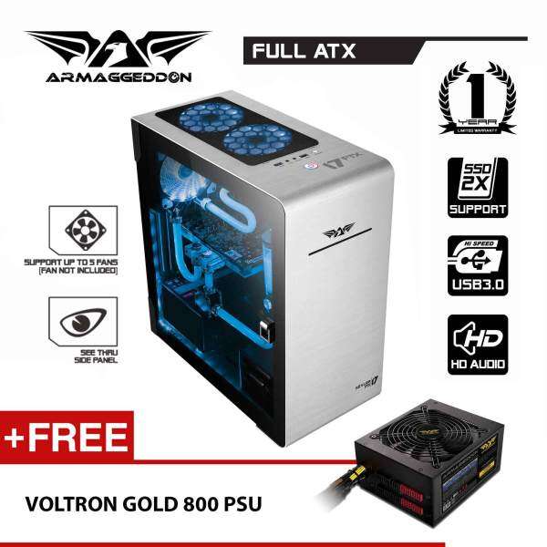 (PROMOTION) Armaggeddon Kevlar 17 FTX Gaming PC Chassis Free Voltron Gold 800 PSU Malaysia