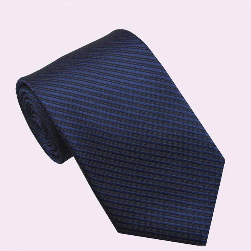ผู้ชายเนคไทสำหรับคอใหม่คลาสสิกแถบสีฟ้าอ่อน Jacquard ทอโพลีเอสเตอร์ 8 เซนติเมตร - INTL