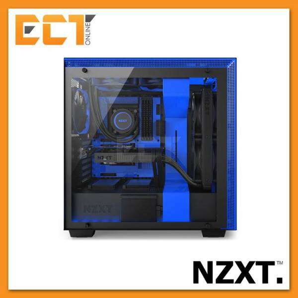 NZXT H700i Full Tempered Glass ATX Mid-Tower Gaming Casing Chassis (Blue) Malaysia