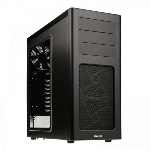 LIAN LI PC-7HWX FULL ALUMINIUM MID TOWER ATX CASING BLACK Malaysia