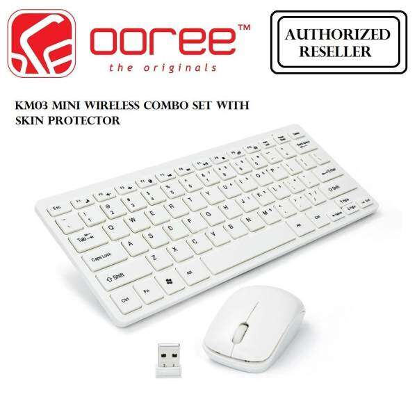 GENUINE MINI KM03 WIRELESS KEYBOARD & MOUSE COMBO SET WITH SKIN PROTECTOR Malaysia