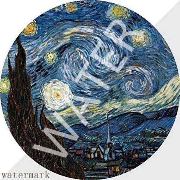 Mouse Pad Gaming Van Gogh Starry Night 7 Inches 1M1883, Premium-Textured Surface, Non-slip Rubber Base, Laser & Optical Mouse Compatible, Mouse mat Malaysia