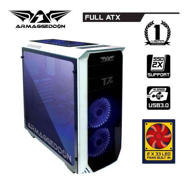 T7X Full ATX Smart Gaming Structure PC Chassis By Armaggeddon Malaysia