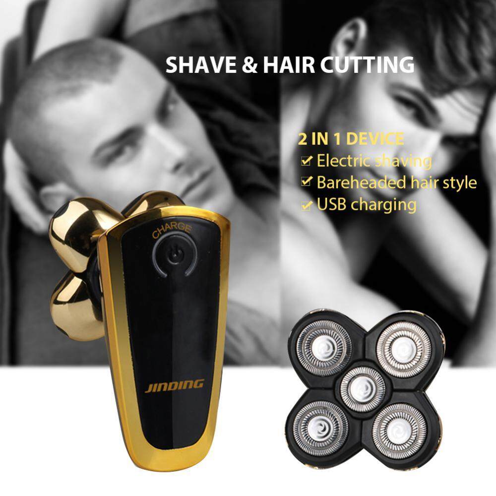 Men's 3D Floating Rotary USB Rechargeable Shaver Washable Electric Razor 5 blades Hair Trimmer Men's 3D Floating Rotary USB Rechargeable Shaver Washable Electric Razor 5 blades Hair Trimmer