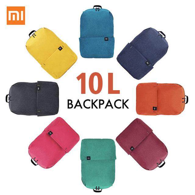 Xiaomi Mi Backpack for Men Women 10L Bag 8 Colors Lightweight Water-resistant Backpack 165g Urban Leisure Sports Chest Pack Bags