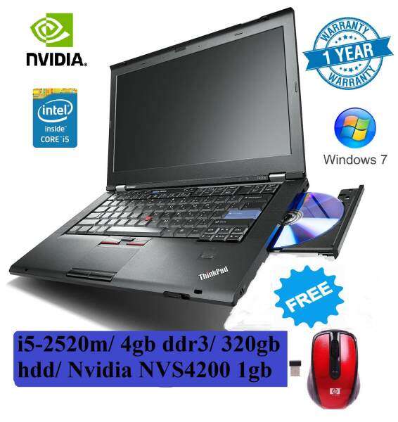 (refurbished) Lenovo thinkPad T420 i5-2520M/4gb/Nvidia 1GB Nvs4200m Malaysia