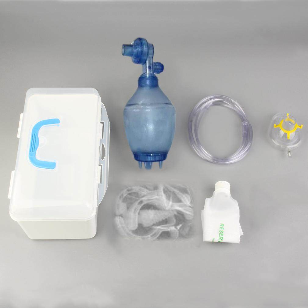 Catwalk คู่มือง่าย Resuscitator PVC เด็กกระเป๋า ambu + ท่อออกซิเจนชุดปฐมพยาบาล