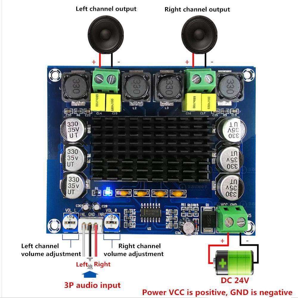 Mini Amplifier Shipping From Bangkok Tpa D Dual Channel Stereo