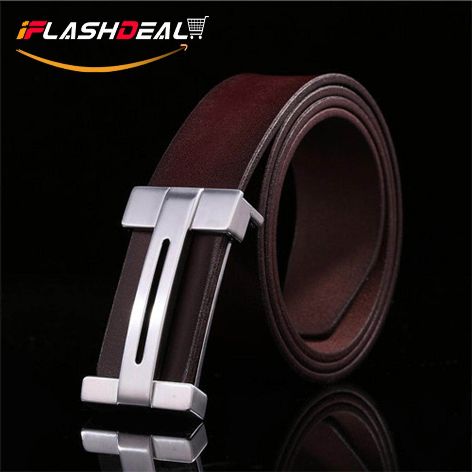 iFlashDeal สำหรับผู้ชายแบบ iFlashDeal H เข็มขัดหนังพร้อมหัวเข็มขัดแบบถอดได้ Business Casual Leather Belt (120 เซนติเมตร) iFlashDeal สำหรับผู้ชายแบบ iFlashDeal H เข็มขัดหนังพร้อมหัวเข็มขัดแบบถอดได้ Business Casual Leather Belt (120 เซนติเมตร)