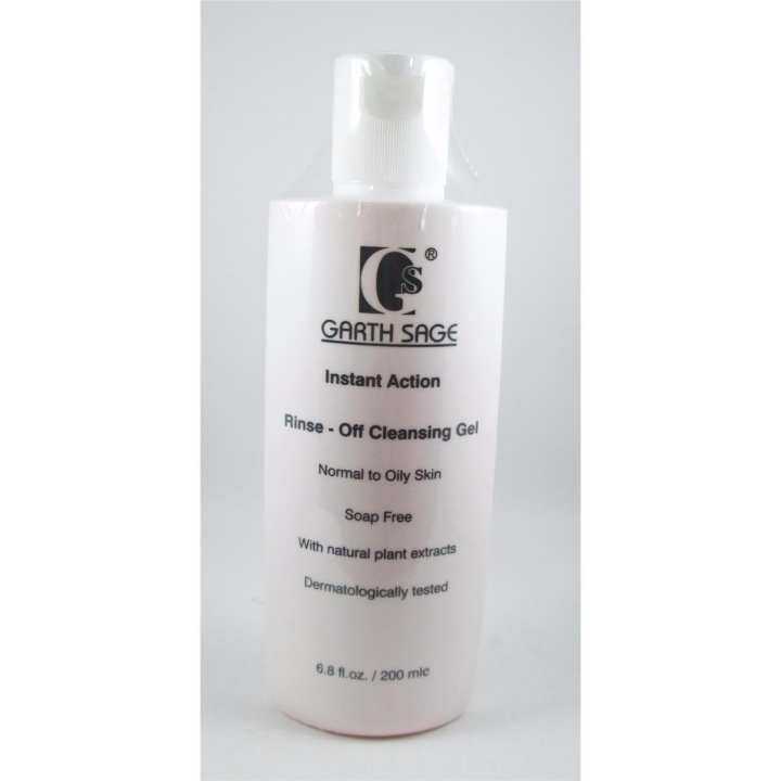 garth sage instant action rinse-off cleansing gel