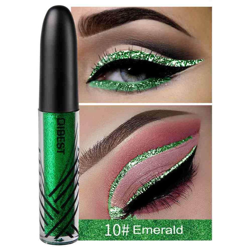 Qooiu QIBEST 13 สีแฟลชอายไลน์เนอร์แบบน้ำอายแชโดว์ Liquid Glitter Makeup เครื่องสำอางค์ Qooiu QIBEST 13 สีแฟลชอายไลน์เนอร์แบบน้ำอายแชโดว์ Liquid Glitter Makeup เครื่องสำอางค์