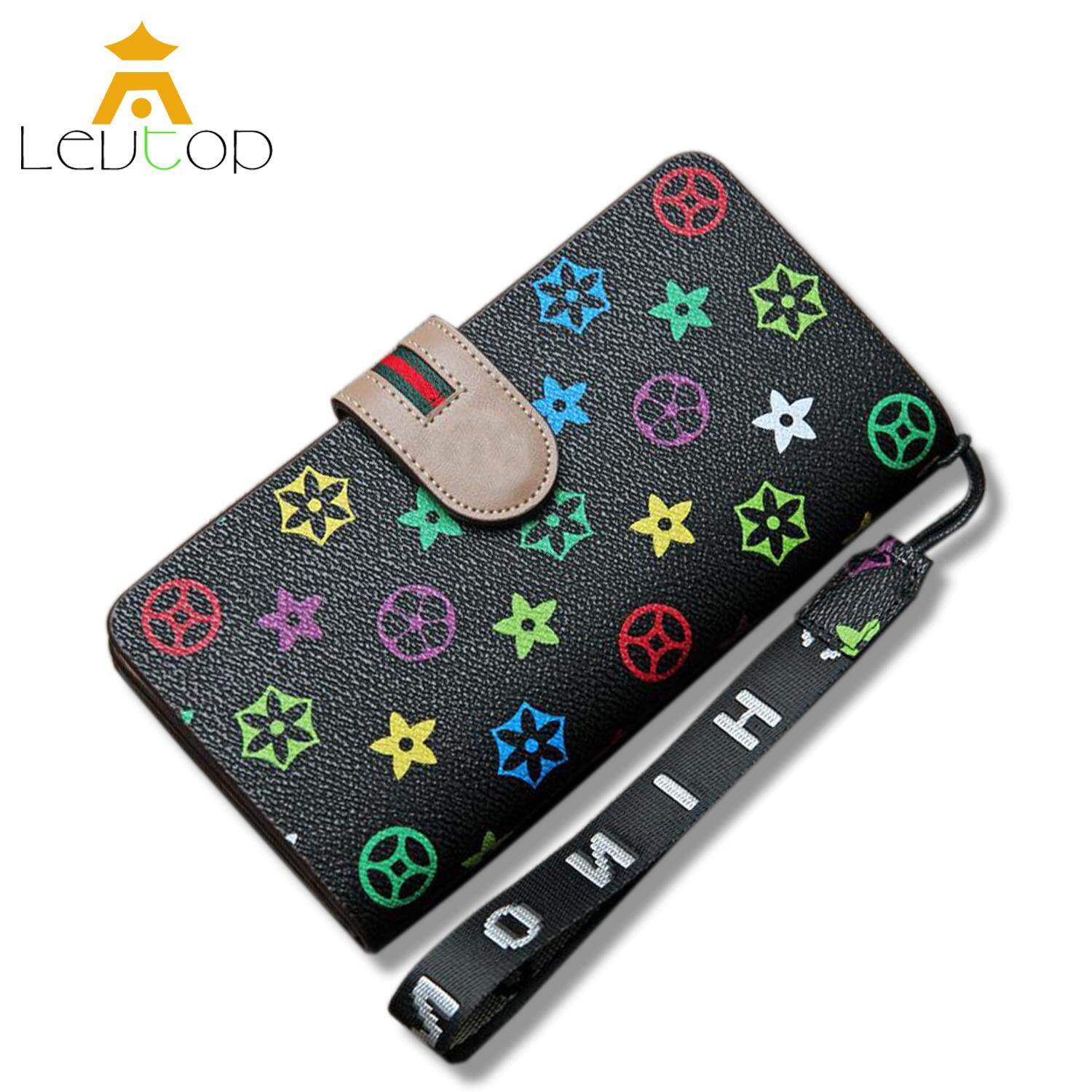 LEVTOP Women Long Wallet Purse PU Leather Clutch Large Capacity Card Holder Wallet Women Hand Bag