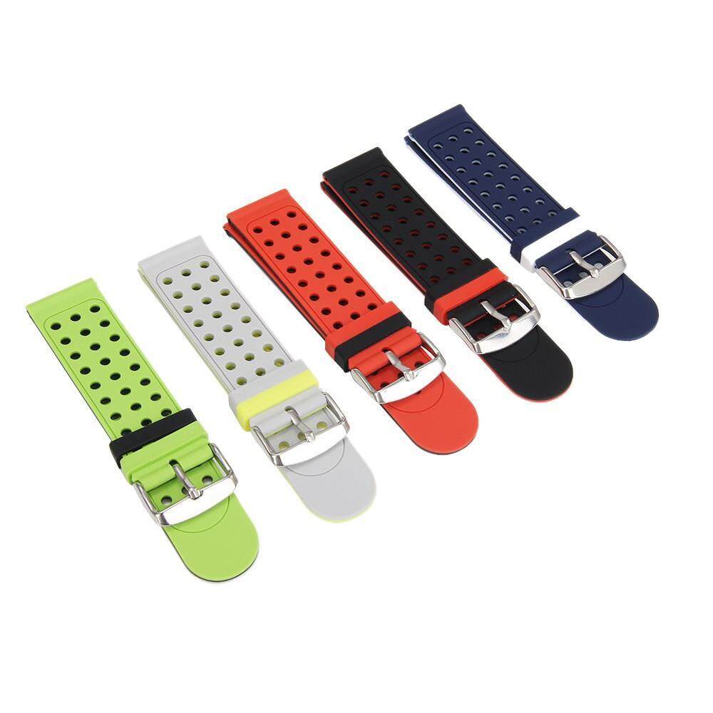 Universal Replacement Silicon Watch Bracelet Strap Band 20mm Two-tone Round Hole for Xiaomi Huami Amazfit Bip - Green+Bl Universal Replacement Silicon Watch Bracelet Strap Band 20mm Two-tone Round Hole for Xiaomi Huami Amazfit Bip - Green+Bl