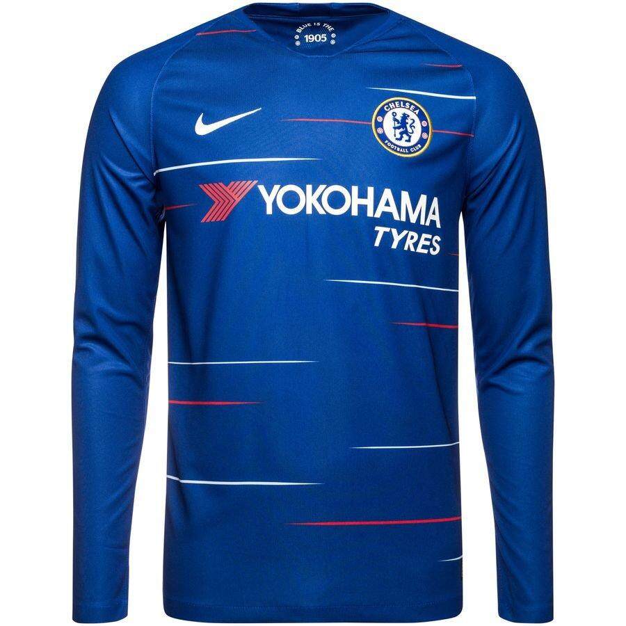 Chelsea_ Home 2018/19 Long Sleeve Jersey for Men EPL