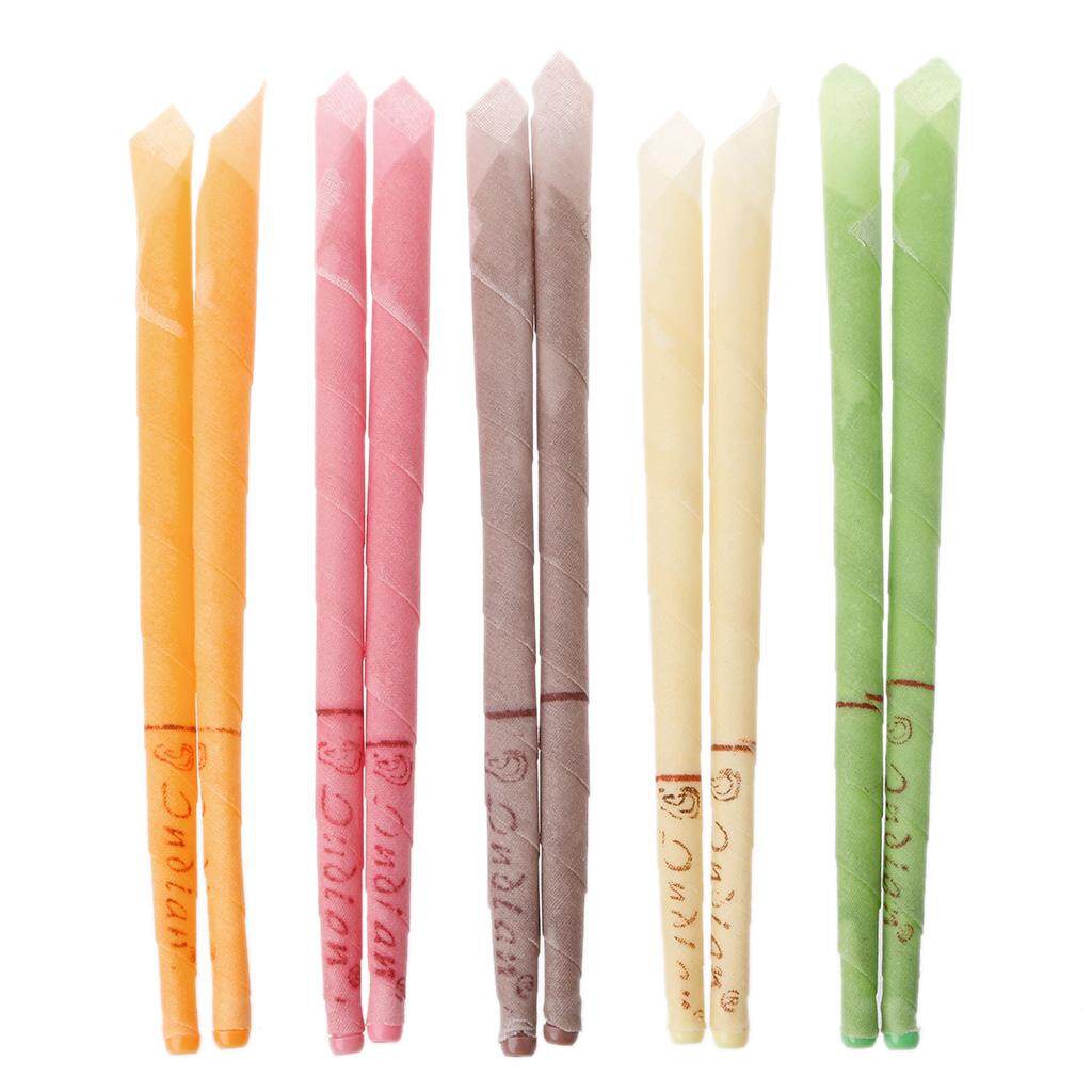 10 ชิ้น EAR WAX Removal อินเดีย Coning กลิ่นหอมเทียนหูการดูแลสุขภาพ - INTL