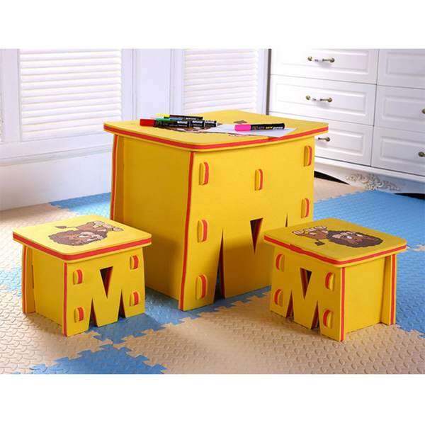Fityle Cute Little Lion Interlocking Foam Kids Children Pretend Learning Play Chair