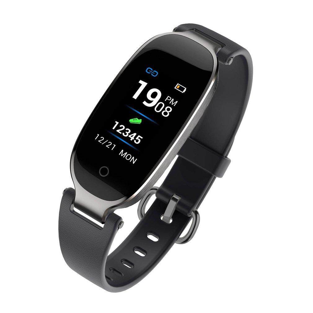 GOOD Bluetooth สมาร์ทวอท์ชสร้อยข้อมือกีฬาผู้หญิงปลอกแขนฟิตเนสติดตาม สายรัดข้อมือเพื่อสุขภาพ อุปกรณ์ไอทีสวมใส่ สี : ปืนสีดำ-415502658 GOOD Bluetooth สมาร์ทวอท์ชสร้อยข้อมือกีฬาผู้หญิงปลอกแขนฟิตเนสติดตาม สายรัดข้อมือเพื่อสุขภาพ อุปกรณ์ไอทีสวมใส่