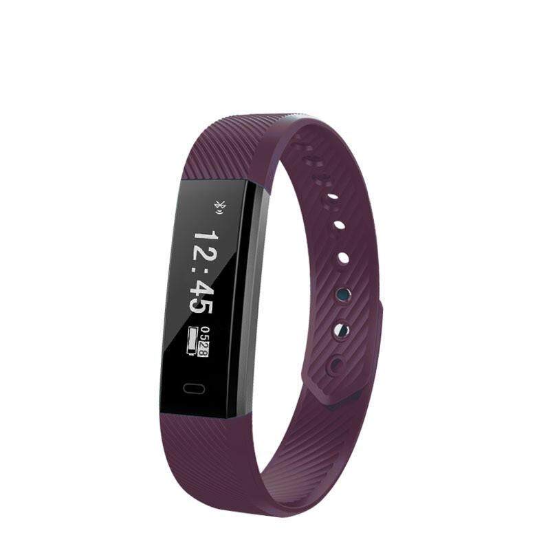 Homester Original Id115 สมาร์ทสายรัดข้อมือ Fitness Tracker Step Counter กิจกรรมแถบตรวจวัด (หัวใจ)