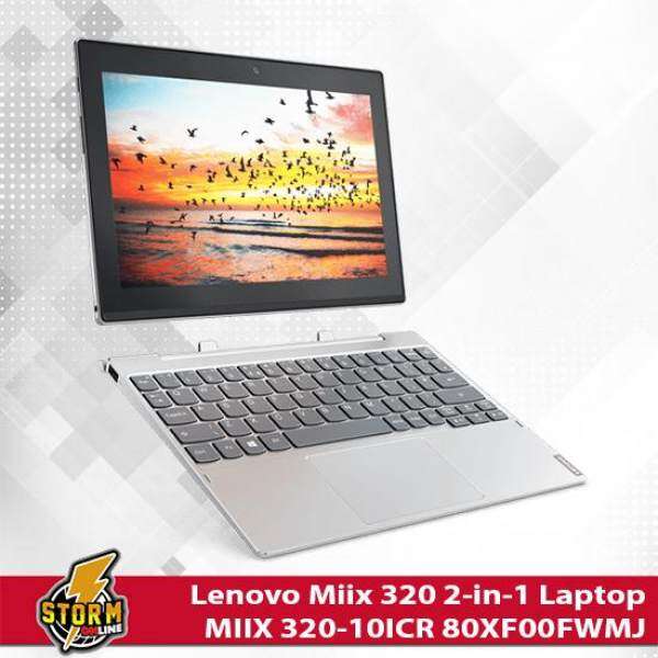 Lenovo Miix 320 2-in-1 Laptop with Detachable Keyboard - MIIX 320-10ICR 80XF00FWMJ (INTEL® ATOM™ x5-Z8350 QUAD-CORE PROCESSOR) - Platinum Malaysia