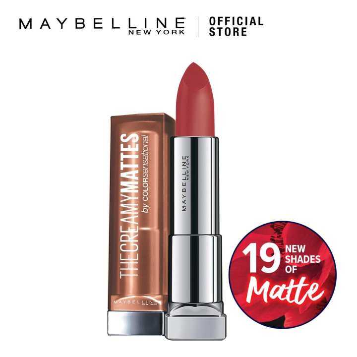 maybelline color sensational the creamy mattes lipstick